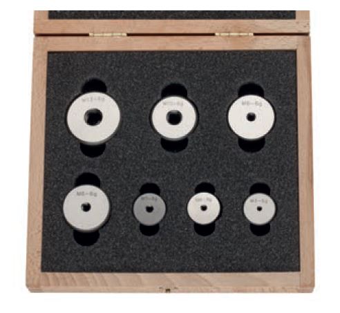 Helios Preisser, 0658590  Gewindegutlehrringsatz M3-M12 (M3, M4, M5, M6, M8, M10, M12) Passung 6 g - Helios Preisser - 0658 Gewindegutlehrringsatz