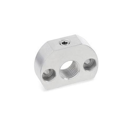 Ganter 612.1-M12X1,5-A-NI EDELSTAHL HALTESTÜCK (BOHRUNG PARALLEL Z. RASTR.) - GN 612-1 Edelstahl Haltestuecke-Abbildung