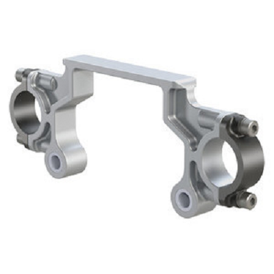 DESTACO GRS-SD-40-NA-A Saugerbalken (Crossbar Saddle) ohne Luftanschluss, D= 40 mm, Material Aluminium - LE 70000 Crossbar