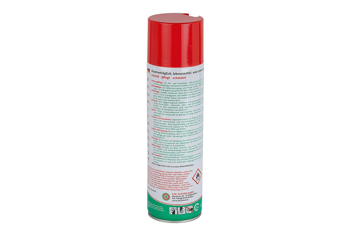 Norelem 97930-100400 BALLISTOL UNIVERSALÖL, 400 ML, SPRÜHDOSE, UN1950 GEFAHRGUTKLASSE 2.1 - 97930-100400 BALLISTOL UNIVERSALOEL - 400 ML - SPRUEHDOSE - UN1950 GEFAHRGUTKLASSE 2-1