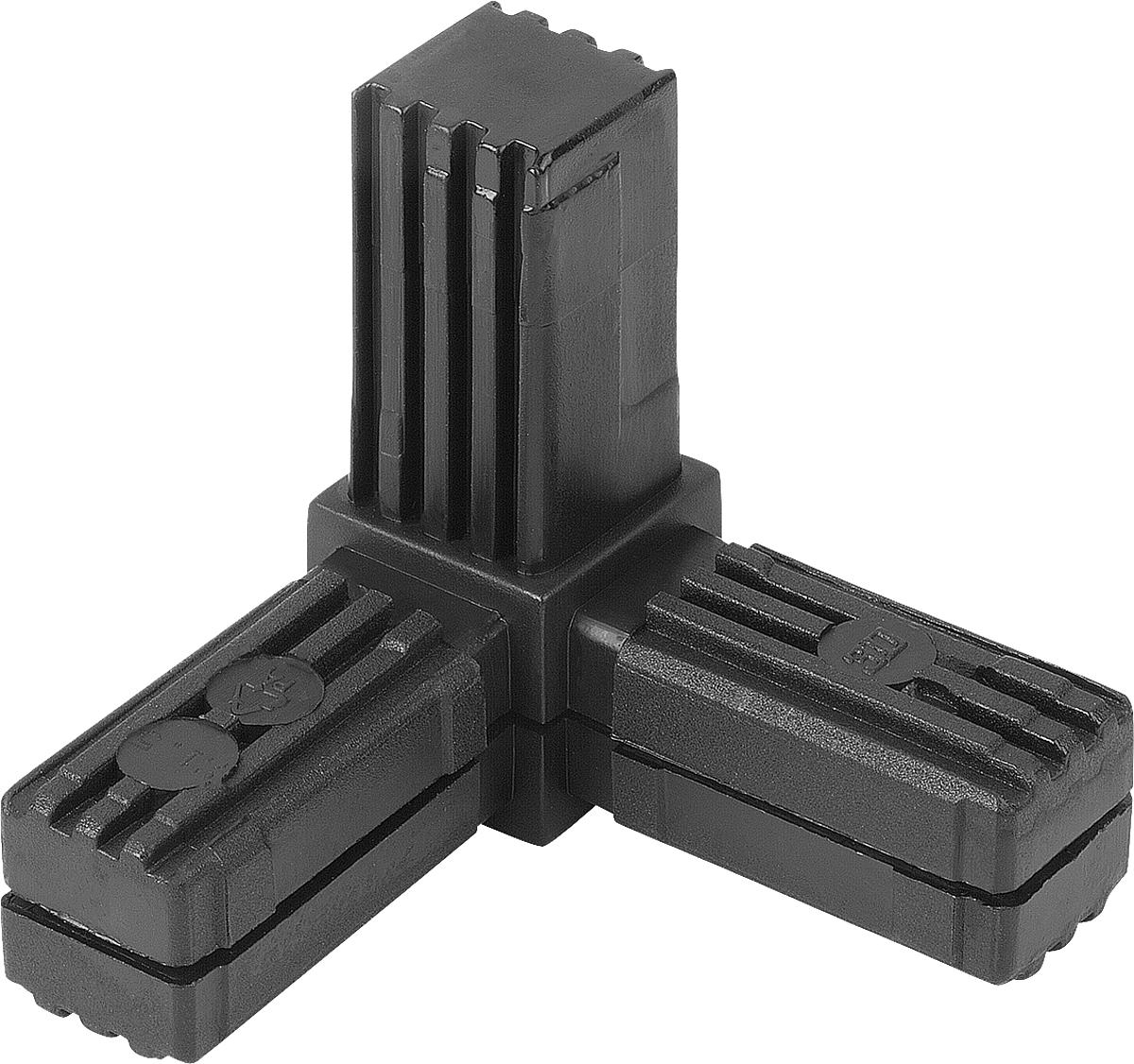 Kipp K0619.1302012 STECKVERBINDER, WINKEL MIT ABGANG - K0619-1302012 STECKVERBINDER - WINKEL MIT ABGANG