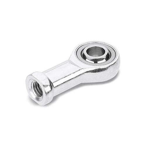 Ganter 648.1-10-M10-N GELENKKOPF MIT INNENGEWINDE, NACHSCHMIERBAR - GN 648-1 Gelenkkoepfe mit Innengewinde-Abbildung