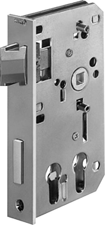 AMF 142DD-40 Schloss für Dreikant- und Profilzylinder, verzinkt, für Kastenbreite: 40 mm, Schließung: PZ, E: 33 mm - LE 142DD Schloss fuer Dreikant- und Profilzylinder - verzinkt-Abbildung