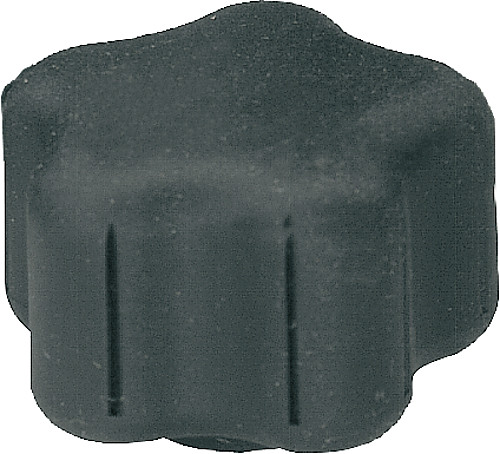 Kipp K0279.4005 ST FÜNFSTERNGRIFF, D3=40, M5 - KIPP K0279-IG Fuenfsterngriffe mit Innengewinde