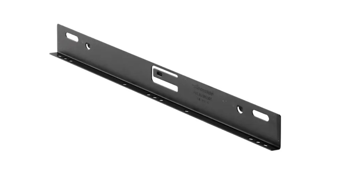 Accuride DB63335-2 Aufsteckwinkel für Schienen der Baureihe 3732-35 und 3832-35, DB – Stahl verzinkt, schwarz passiviert - Accuride 633xx Aufsteckwinkel - DB - Stahl verzinkt - schwarz passiviert