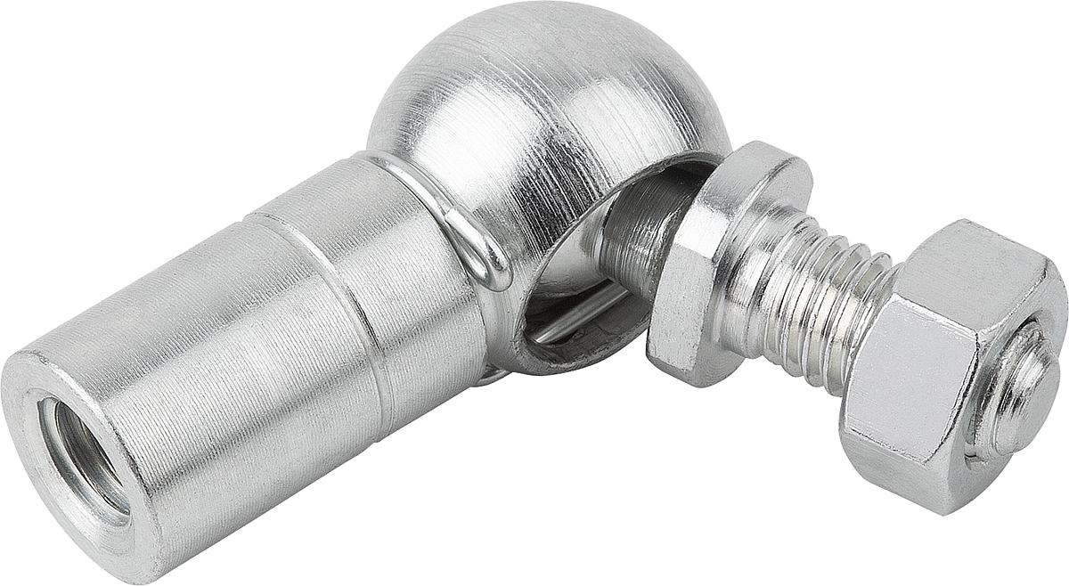 Kipp K0734.161211 WINKELGELENK FORM CS, D1=16, D2=M 12; Linksgewinde - K0734-161211 WINKELGELENK FORM CS - D1 16 - D2 M 12 - Linksgewinde