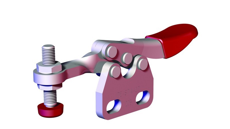 DESTACO 205-S Horizontalspanner Haltekraft 250N, Öffnungswinkel 90° - DESTACO 205-SB Horizontalspanner - U- Spannarm - Fuss gerade