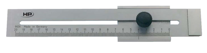 Helios Preisser 0321 301 Streichmaß flach,  200 mm Messbereich - Helios Preisser 0321 Streichmaß