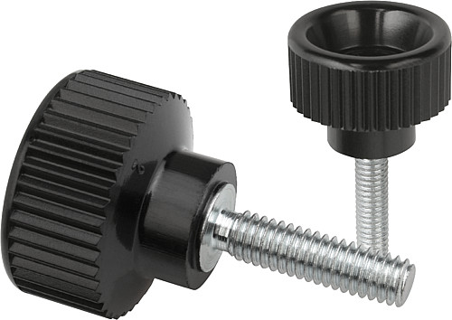 Kipp K0141.04X15 RÄNDELSCHRAUBE KUNSTSTOFF  M4X15 - KIPP K0141 Raendelschrauben aus Kunststoff