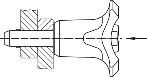 Halder 22380.0376 Kugelsperrbolzen selbstsichernd ausscheidungsgehärtet Ø 16 x 80, grau - Kugelsperrbolzen Kugelsperrbolzen - selbstsichernd - ausscheidungsgehaertet - Durchmesser 5 x 15 - orange orange