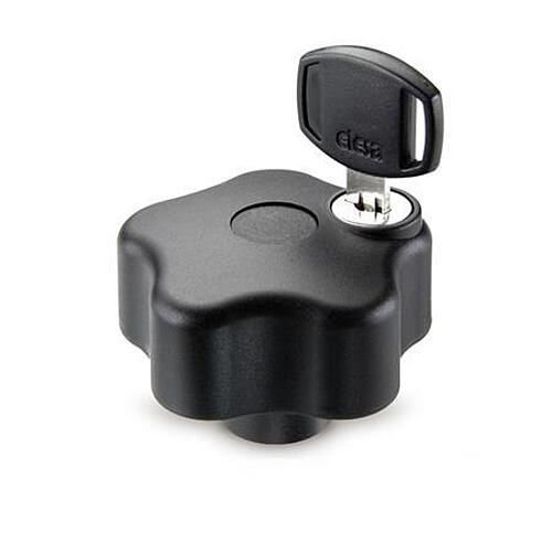 Ganter 5337.8-42-M6 ELESA SICHERHEITSSTERNGRIFF - GN 5337-9 Sicherheits Sterngriffe - Kunststoff-Abbildung