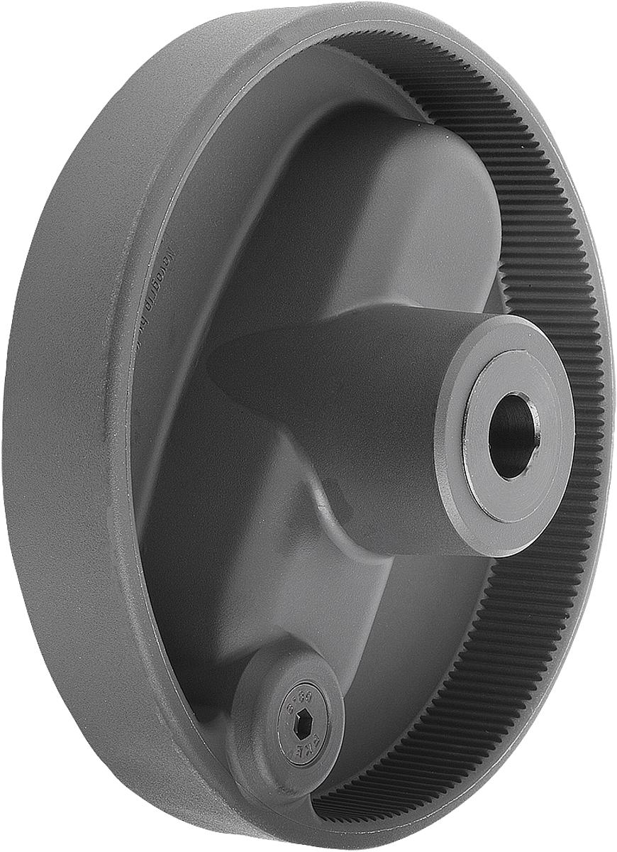 Kipp K0259.416016 NOVO.GRIP HANDRAD SICHERHEITSZYL.GRIFF, GR.4, D1=160, D=16H7 - K0259-416016 NOVO GRIP HANDRAD SICHERHEITSZYLGRIFF - GR 4 - D1 160 - D 16H7