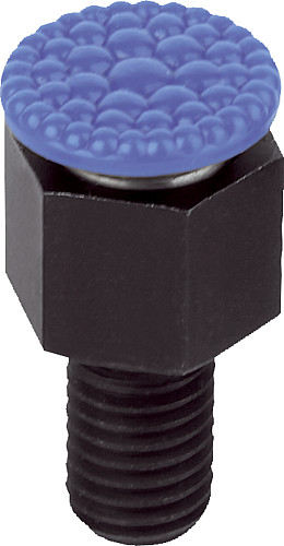 Kipp K0288.606X012 PENDELAUFLAGE FORM P MIT O RING D1=M6, L1=12 - KIPP K0288-P Pendelauflagen verstellbar - mit O Rin