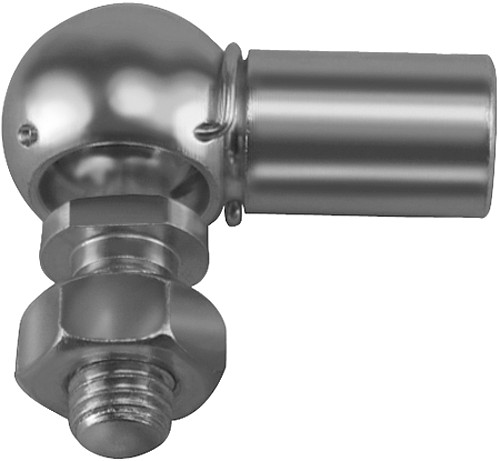 Norelem 27650-080351 WINKELGELENK FORM CS D1=8, D2=M3,5 - Norelem 27650-CS Winkelgelenke DIN 71802 Form CS