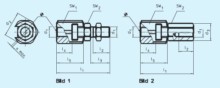 Halder 25100.0056 Schnellsteckkupplung mit Radialversatzausgleich M 6 mit Kupplungsmutter - EH 25100 Schnellsteckkupplungen mit Radialversatzausgleich