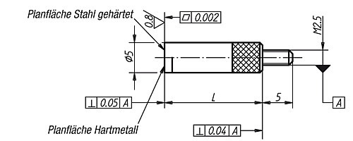 Norelem 33046-1025080 MESSEINSATZ M. PLANFLÄCHE - Norelem 33046 Messeinsaetze mit Planflaeche