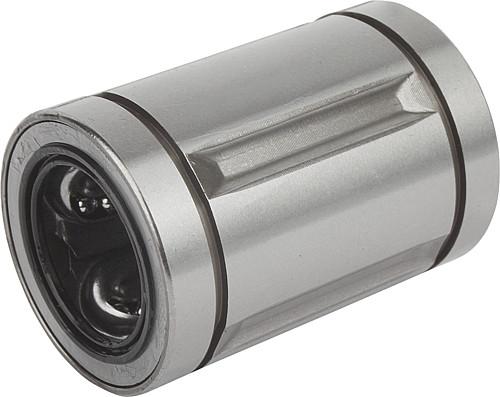 Norelem 21505-1202 LINEARKUGELLAGER GESCHLOSSEN D=12, MIT STAHLKÄFIG - Norelem 21505-AG Linearkugellager mit Stahlkaefig - geschlossen