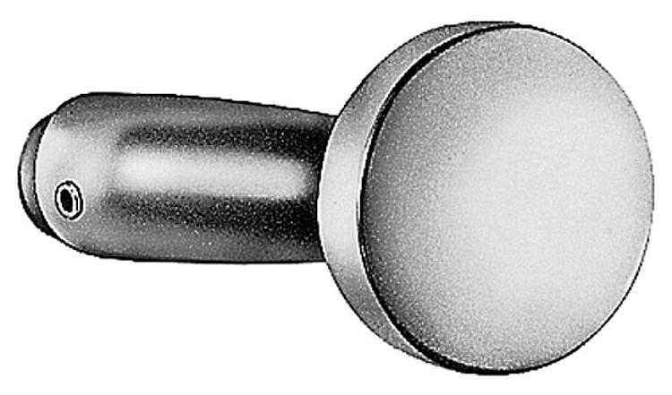 AMF 478L Türknopf-Lochteil, gekröpft, drehbar, Türknopf: Ø 60 mm - LE 478L Tuerknopf-Lochteil - gekroepft - drehbar -Abbildung