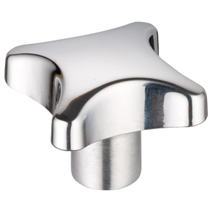 Halder 24630.0063 Kreuzgriff DIN 6335 Leichtmetall Ø 63, Rohteil, Form A, unpoliert - Sterngriffe Sterngriff DIN 6336 - Leichtmetall