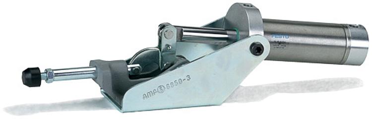 AMF 6850-3 Schubstangen-Pneumatikspanner, Größe : 3, F1: 4 kN, F5: 0,75 kN - LE 6850 Schubstangen-Pneumatikspanner -Abbildung