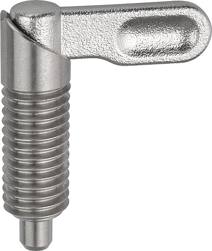 Norelem 03099-1040410 SPERRRIEGEL FORM A            EDELSTAHL, D=4, D1=M10 - Norelem 03099-A Sperrriegel Edelstahl Form A