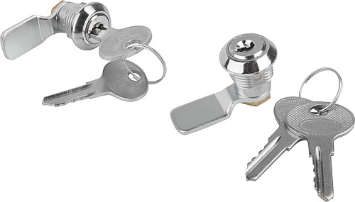 Kipp K0520.131 DREHRIEGEL ABSCHLIE+BAR KLEINE AUSFÜHRUNG - KIPP K0520 Drehriegel abschliessbar kleine Ausfuehr