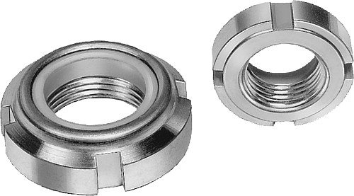 Norelem 07595-10 NUTMUTTER MIT ELASTIC STOPP, D1=M10X1 - Norelem 07595 Nutmuttern mit Elastic Stopp