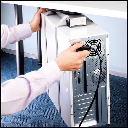 Accuride EGACCE-001BK Platten für Horizontalmontage schwarz, optionale Adapterplatten für horizontale CPUs, für alle Halter verwendbar !!! Auslaufartikel !!! - Drehfunktion