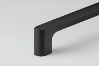 Leschhorn MS-02.250.11  Maschinen- und Apparategriffe  A 25,0 Schenkel schwarz / Steg natur - Leschhorn MS-02 universelle Maschinen- und Apparategriffe