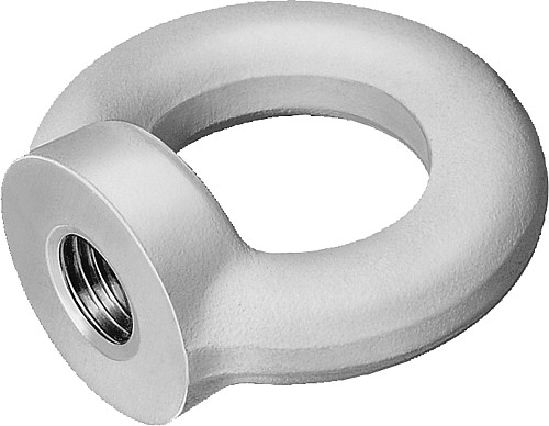 Kipp K0768.112 RINGMUTTER ÄHNL. DIN 582,     EDELSTAHL, D1=M12 - KIPP K0768 Ringmuttern aehnlich DIN 582