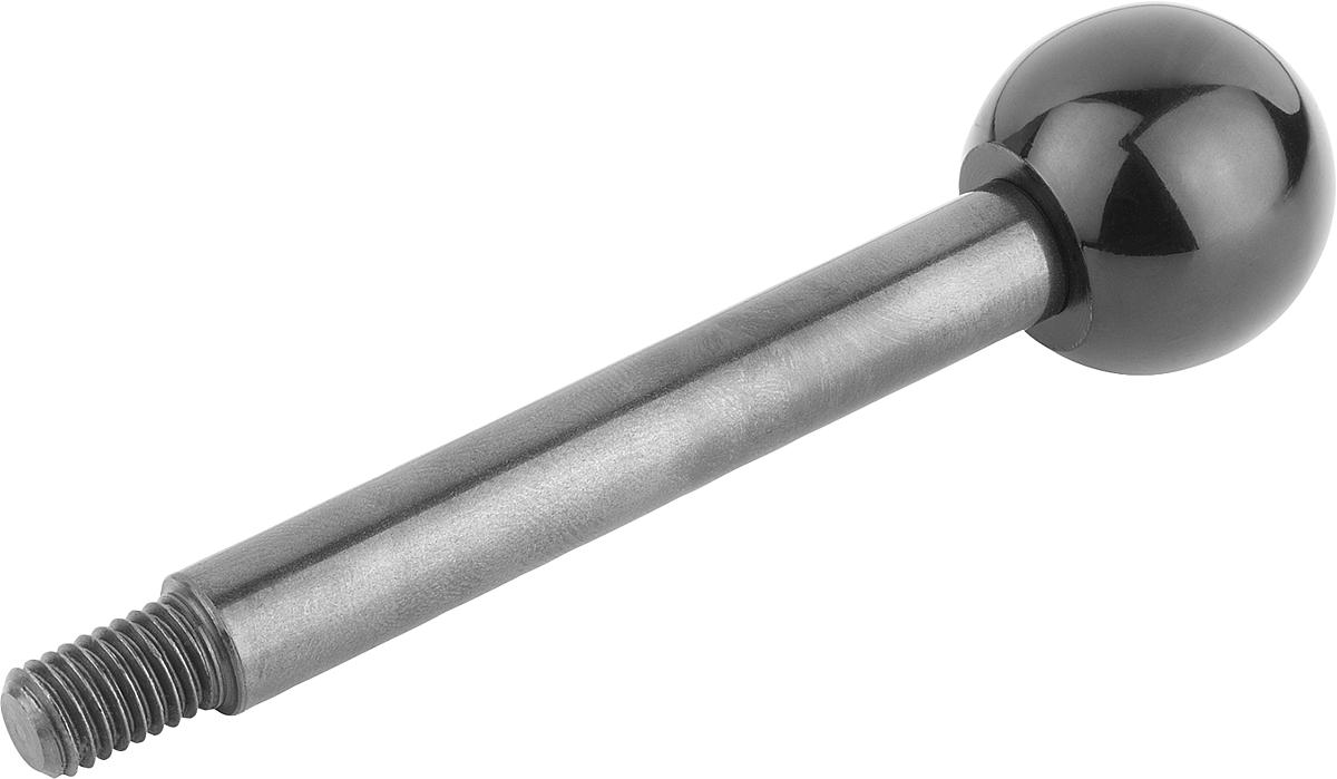 Kipp K0179.210X65 GRIFFSTANGE FORM A, D=10, D1=M8, L= 65 - K0179-210X65 GRIFFSTANGE FORM A - D 10 - D1 M8 - L 65