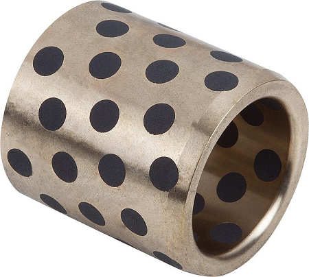 Leschhorn 08157-10x14x12 Führungsbuchsen aus Bronze wartungsfrei, D=10, D1=14; L=12 - LE 08157 Fuehrungsbuchsen