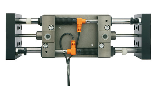 Norelem 20000-21040 LINEARMODUL PNEUMATISCH GR.1,C=40, MIT ZWEI RUNDFÜHRUNGEN - Norelem 20000 Linearmodule pneumatisch mit zwei Rundfuehrungen