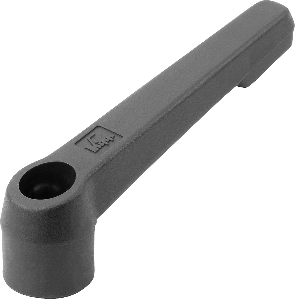 Kipp K0175.106001 KLEMMHEBEL UNVERSTELLBAR GR.1, PASSBOHRUNG 6H8 - K0175-106001 KLEMMHEBEL UNVERSTELLBAR GR 1 - PASSBOHRUNG 6H8