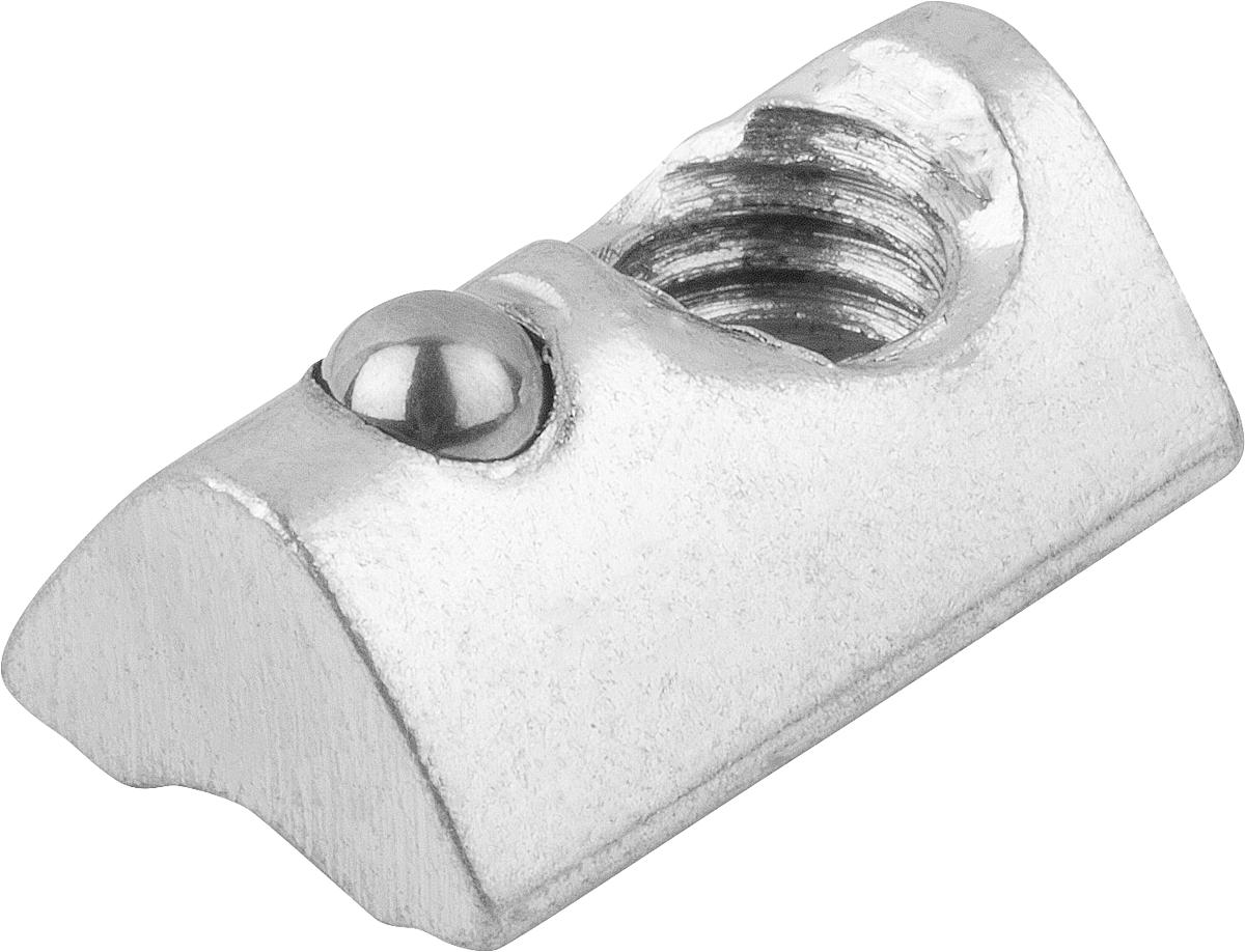 Norelem 07073-0606 NUTENSTEIN EINSCHWENKBAR D=M06 B=10,5, FORM:A STAHL, MIT STEG - 07073-0606 NUTENSTEIN EINSCHWENKBAR D M06 B 10-5 - FORM A STAHL - MIT STEG