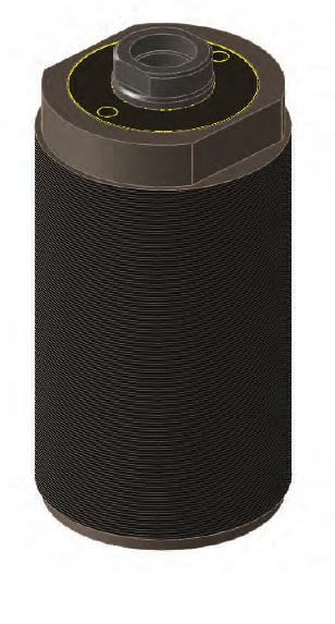 DESTACO 721D25501-2 Einschraubzylinder, doppeltwirkend Bei Betriebsdruck 100 bar/ Spannkraft Vorhub 4,8kN, Kolben- Ø 25mm, Hub max.50mm, ersetzt Vorgänger-Modell 721D25501-1 - 721D25501-1 Einschraubzylinder