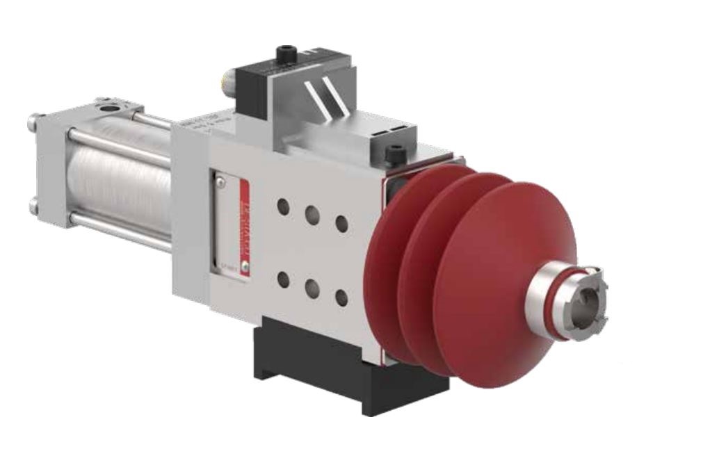 DESTACO 86P60-205C8H1B Stiftziehzylinder Schubkraft 1550 N, Rückzugskraft 1400 N, Zylinder Ø63, max. Hub 20mm, Kolbenstangenadapter Ø 10, Kreuznut, mit Abfragung, Adapter, eingeschränkte Verdrehsicherung - DESTACO 86P40-2 86P60-2 Stiftziehzylinder - Abbildung 2