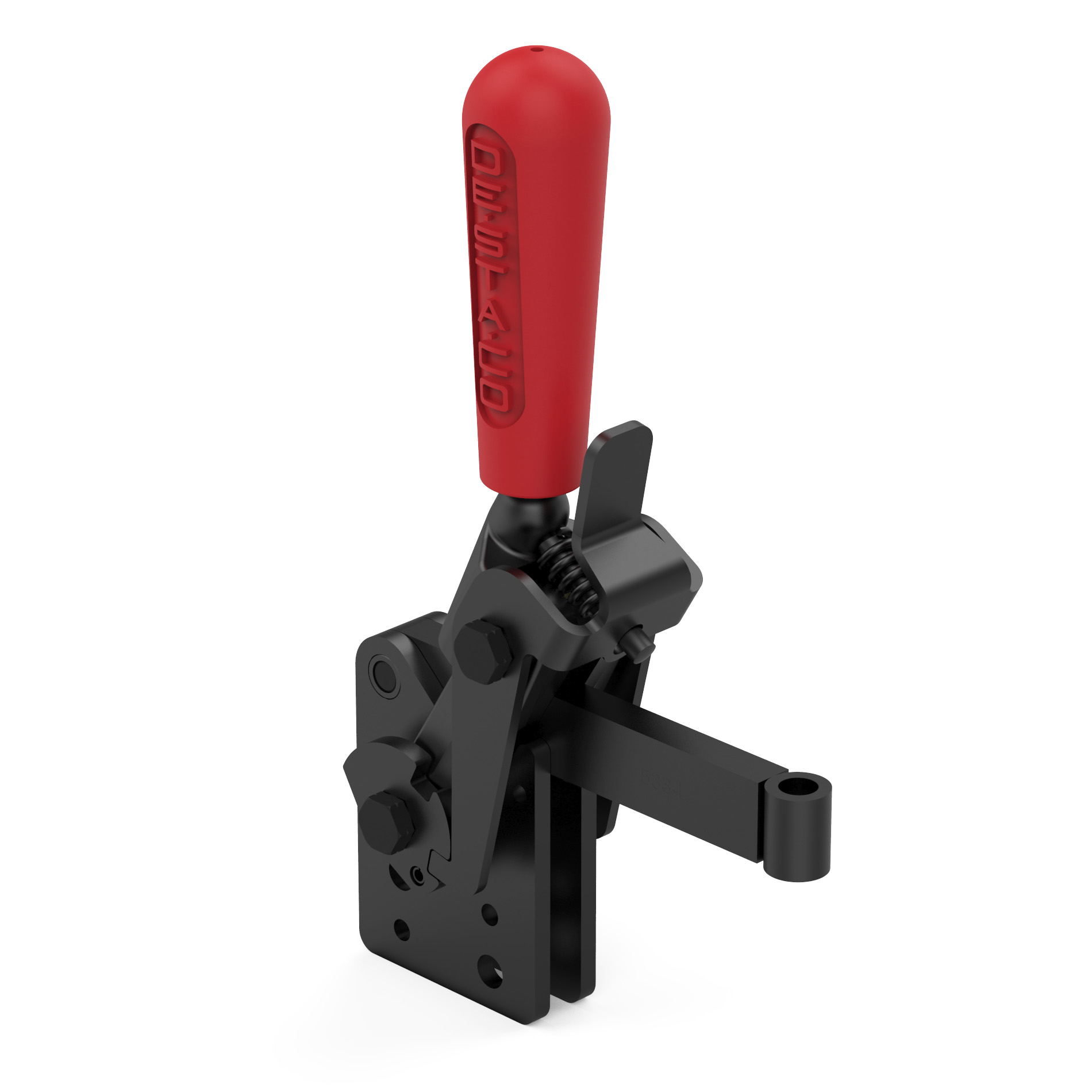DESTACO 533-L Vertikal-Kniehebelspanner Haltekraft 7000 N, Öffnungswinkel 120° - 533-LBR Vertikal-Kniehebelspanner Haltekraft 7000 N - Oeffnungswinkel 120 Grad - R- Mit Zusatzverriegelung