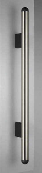 Leschhorn U2-40.600.37   Rohrgriffserie A 600,  Schenkel schwarz, Rohr Edelstahl Griff aus Einzelelementen, komplett montiert - Leschhorn U2 Hochbelastbare Rohrgriffserie