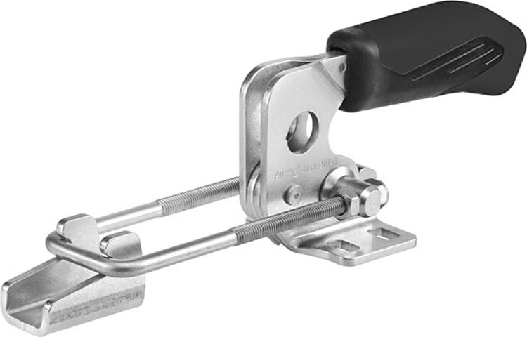 AMF 6848HNIT-2 Verschlussspanner horizontal mit schwarzem Handgriff, Größe : 2, F1: 1,6 kN - LE 6848HNIT Verschlussspanner horizontal mit schwarzem Handgriff-Abbildung