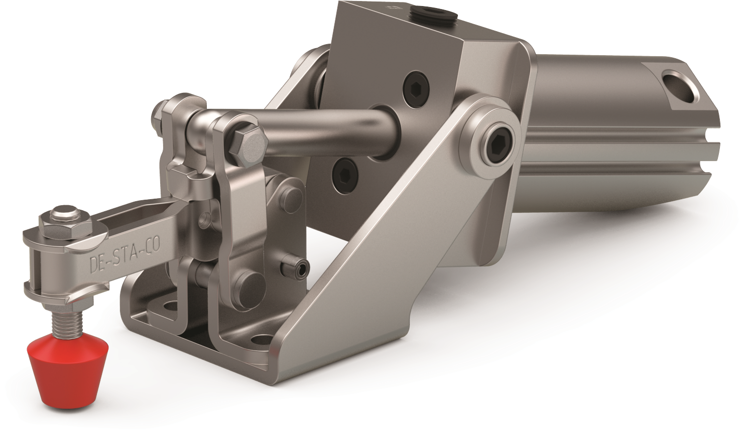 DESTACO 802-UE-HT Standard Kraftspanner Haltekraft 890 N; horizontaler Zylinder  U-Spannarm (Sensor 8EA-109-1 separat bestellen), HT-Hochtemperatur - DESTACO 802-UE-HT Standard Kraftspanner Haltekraft 890 N; horizontaler Zylinder  U-Spannarm (Sensor