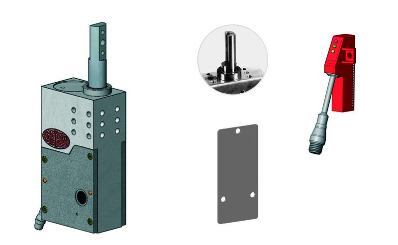 DESTACO 85P5-102B80000 Stiftziehzylinder Schubkraft 1550 N, Rückzugskraft 1400 N - DESTACO 85P5 Stiftziehzylinder Schubkraft 620 N - Rueckzugskraft 520 N