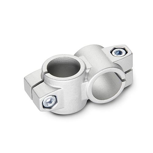 Ganter 132-B20-B20-40-2-BL KREUZ KLEMMVERBINDER - GN 132 Kreuz Klemmverbinder - Aluminium-Abbildung