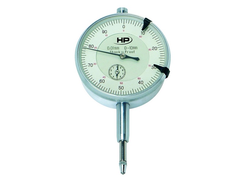 Helios Preisser, 0701 103  Messuhr  Messuhr Kunststoffgehäuse, Messbereich 10 mm, Zeigerumdrehung 1 mm, Außenring-ø 58 mm, DIN 878 - Helios Preisser 0701 Kleinmessuhr und Messuhr