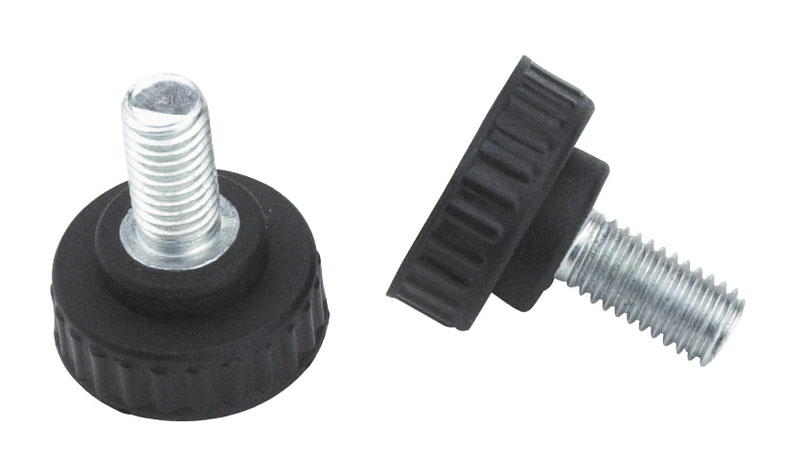 Leschhorn H171 Rändelschrauben  D 25; d 15,5; Gewinde d1 M8; Kunststoff PA, schwarz, - Boteco H171 Raendelschrauben