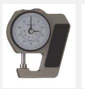 Leschhorn LE 80100.J15-B Dickenmessgerät, Messeinsatz Form B flach Ø 10mm - Dickenmessgeraet J15
