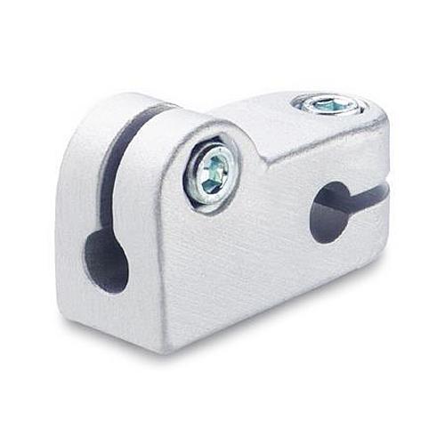 Ganter 191-B12-B12-2-SW WINKEL KLEMMVERBINDER - GN 191 Winkel Klemmverbinder - Aluminium-Abbildung