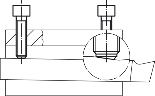 Halder 22700.0322 Kugeldruckschraube mit Kopf Kugel  verdrehgesichert M 10 x 25, abgeflachte Kugel Auflagefläche plan, rostfreier Stahl - Kugeldruckschrauben Kugeldruckschraube mit Kopf - Kugel verdrehgesichert - M 6 x 30 - abgeflachte Kugel