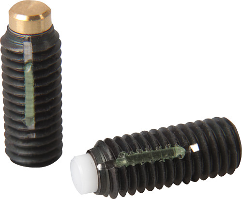 Kipp K0668.210X52 DRUCKSCHRAUBE M10X52 MIT MESSINGBOLZEN  LONG LOK - KIPP K0668 Druckschrauben LONG LOK gesichert