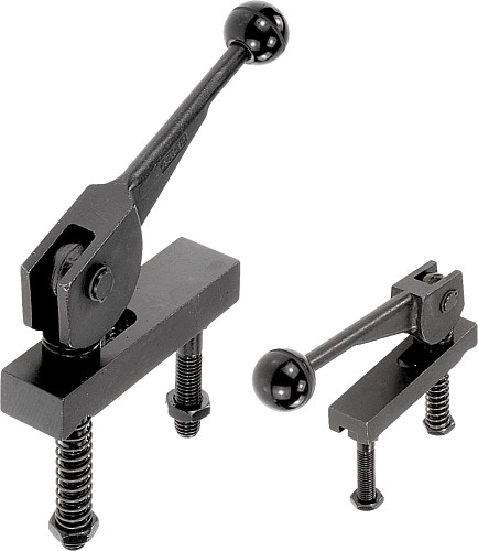 Kipp K0011.08 EXZENTERSPANNER M. MITTELSPANNUNG, M8 - KIPP K0011 Exzenterspanner mit Mittelspannung